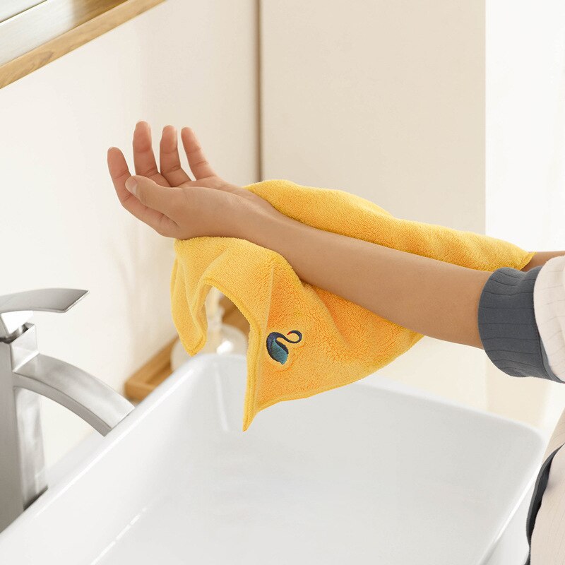 Kinderhanddoekje, schattig klein vierkant handdoekje, koreaanse handdoek, scandinavisch absorberend toilethanddoekje