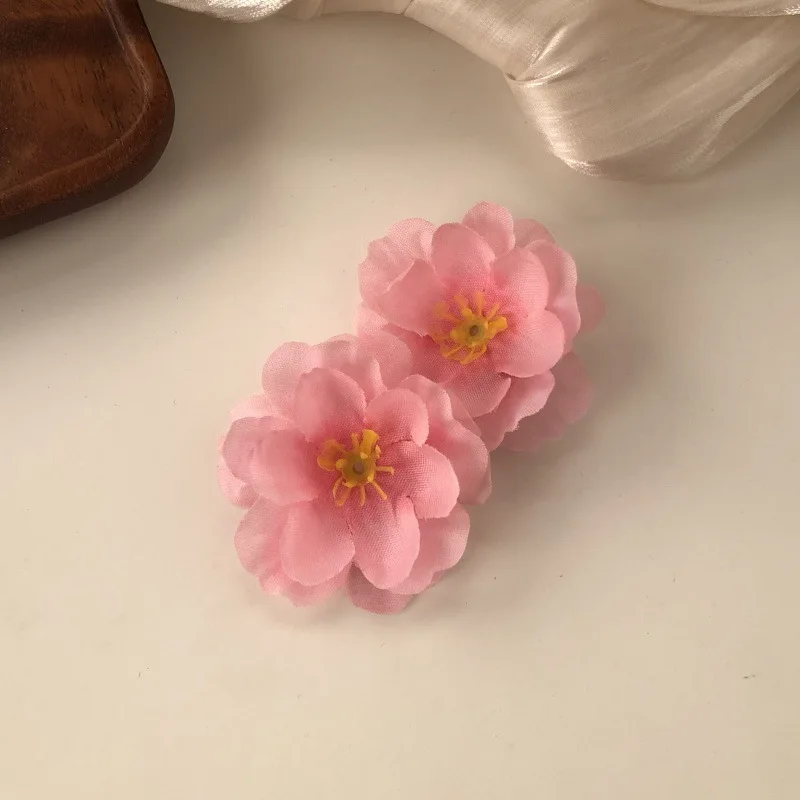 Hawaiiaanse bloem haarspeldjes Plumeria Hibiscus bloemen haarspeldjes bruids haarspelden Rose haarspeld sieraden zomer strand reizen: plum