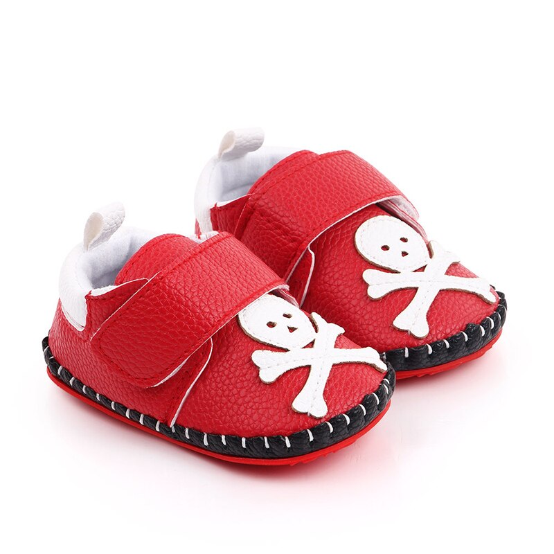 0-18 monate kleinkind schuhe mädchen Karikatur Pu junge Leder Schuhe Scarpe Bambina Buty Dziewczynka Kleines Mädchen Baby Schuh: rot / 7-12 Monate
