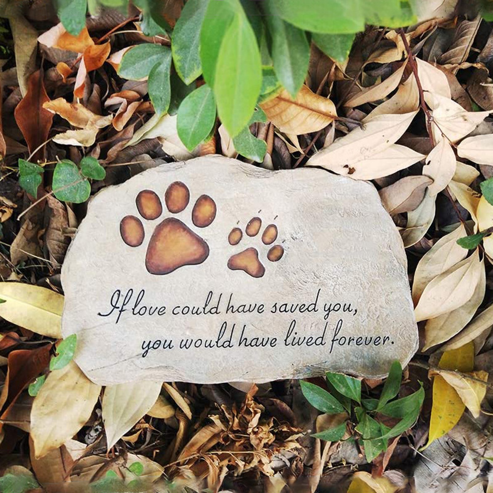 Huisdier Gedenkteken Steen Outdoor Hond Graf Marker Kat Tuin Grafsteen Grafsteen