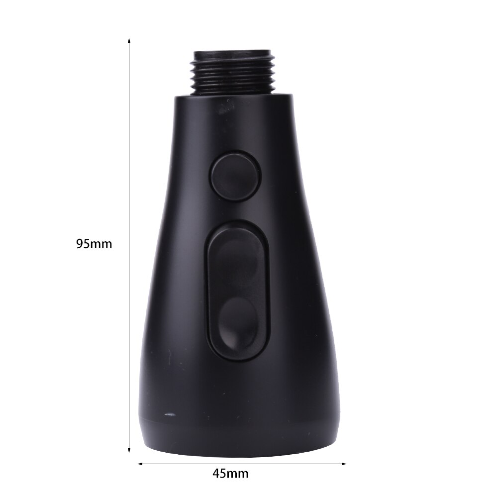 Sprayer Plating Nozzle Sink Basin Kitchen Pull Out Faucet Universal Replacement 360 Degree Faucet 2 Modes: B