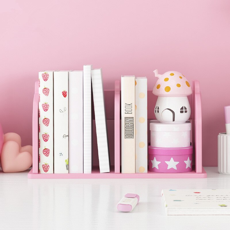 Plast bogreol bordplade bogholder hylde opbevaring organizer fil papir magasin rack organizer bogreol kontor boligartikler