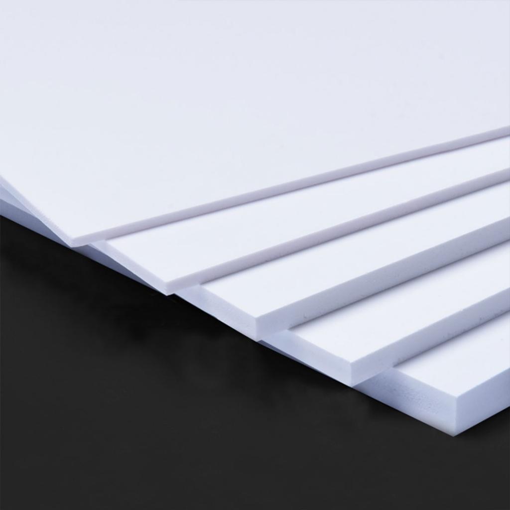 5 Pieces White Sheet Foam Board Model Craft for DIY Sand Table Scene