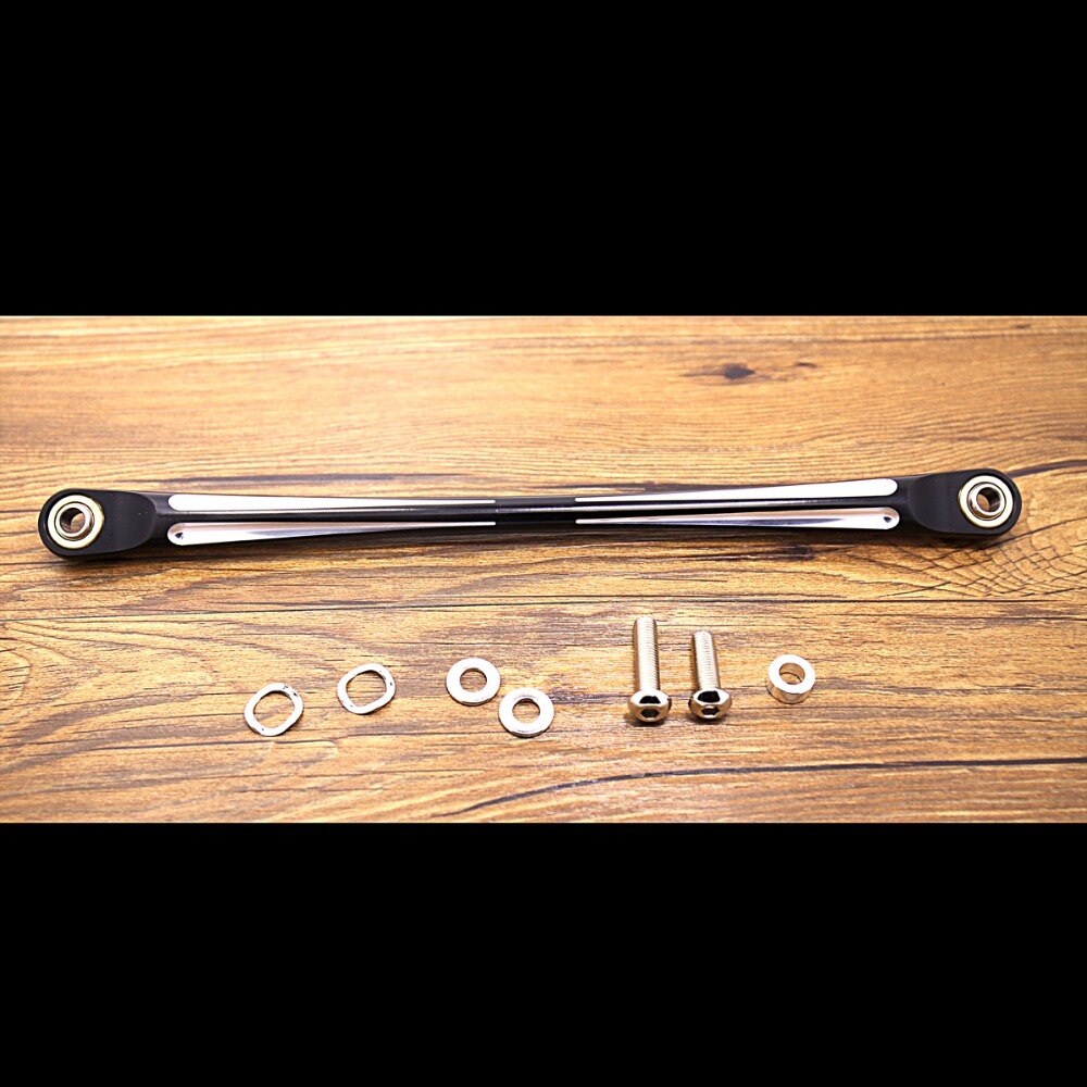 Shallow Cut Black Billet Gear Round Shifter Linkage For Harley Touring Softail Street Glide Road King 1984 Models