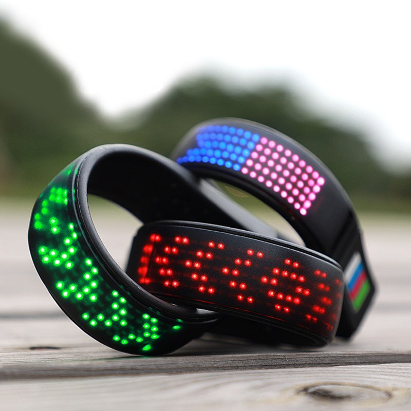 LED Screen Shoe Light Clip Outdoor Night Running Cycling Illuminated Shoe Clip MVI-ing