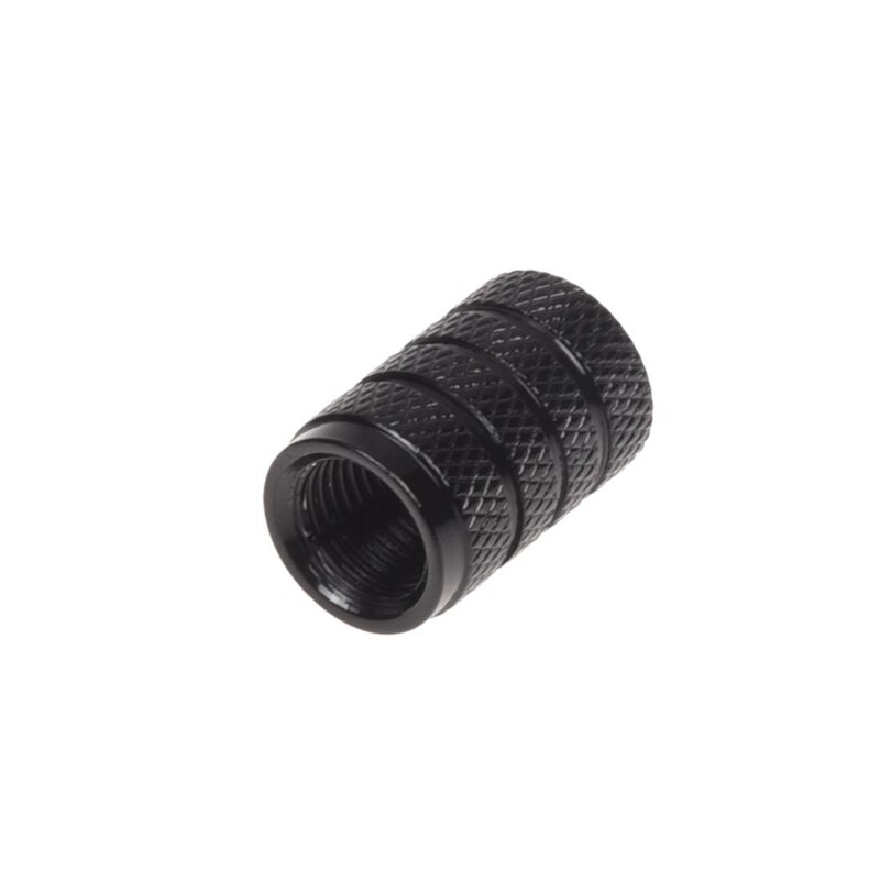 AU05 -4 Pcs Black Car Vehicle Tyre Tire Valve Stem with Car Bumper Fender 6mm Hole Black Plastic Rivets Fasteners 20 Pcs