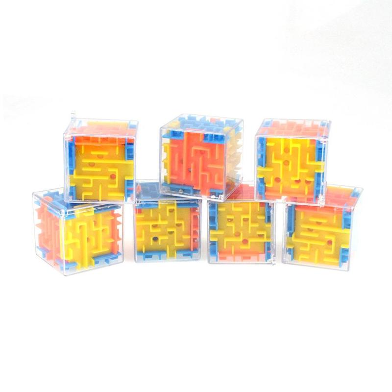 3D Magische Kubus Puzzel Doolhof Speelgoed Kinderen Kids Educatief Decompressie Capsule Speelgoed Nieuwjaar Xmas Grappig Kleur Cool kraal
