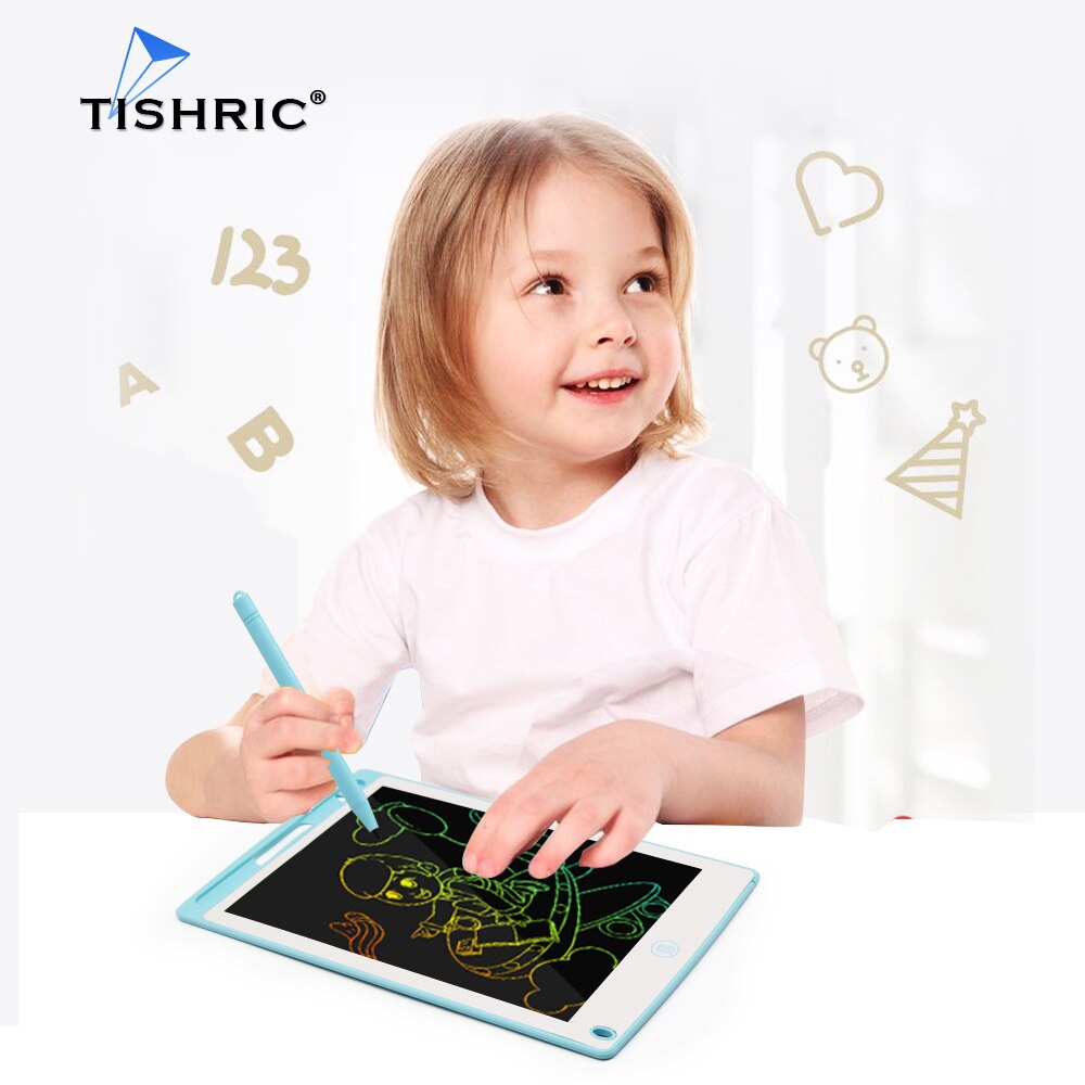 TISHRIC Digital Drawing Tablet KIds Lcd Writing Tablet Graphics Tablet Handwriting Pads Electronic Ultra-thin Graphic Board