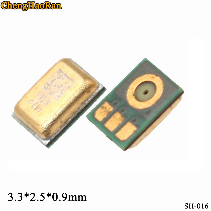 ChengHaoRan 10 teile/los eingebaute mikrofon zubehör 3,3*2,5*0,9mm für iPhone 6G 6 Plus 6S 6S Plus handy mikrofon