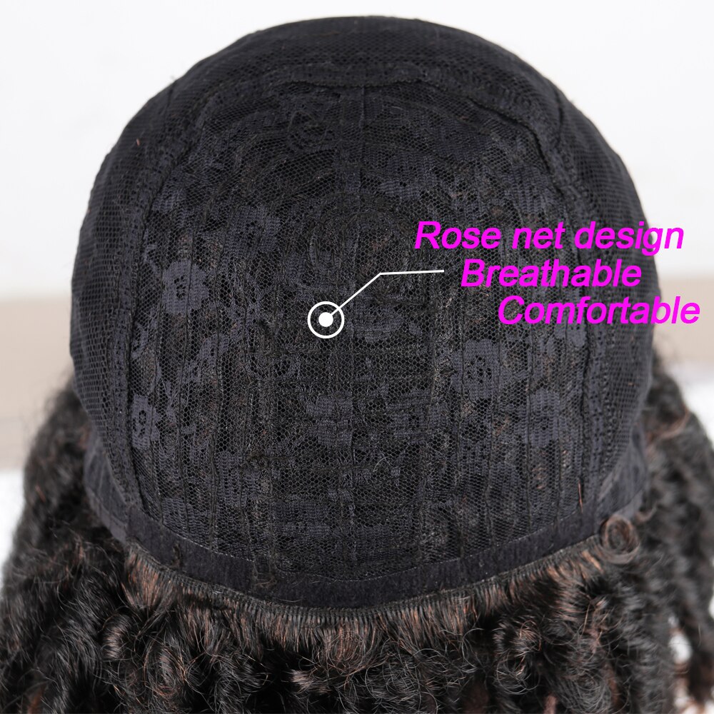 Goddess Faux locs Synthetic Hair Wig Crochet Braid Made Twist Jumbo Dread Goddess Hairstyle Afro Brown Hair for Women