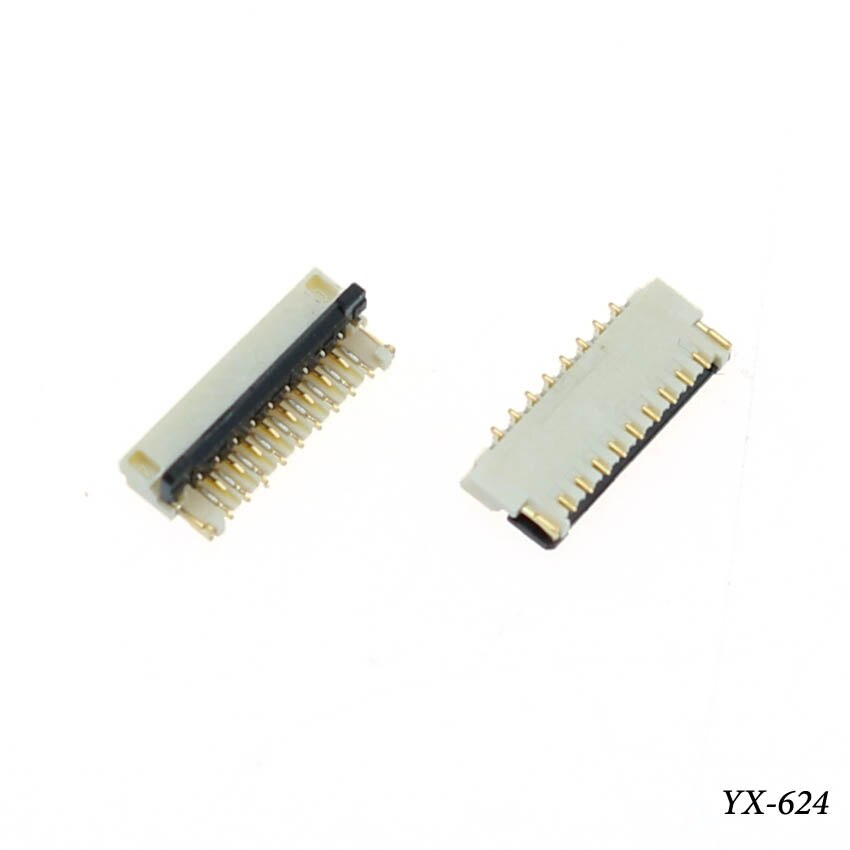 Yuxi 2 stk reservedeler for nintend switch ns joy con pcb board flex kabel kontakt socket klips reservedeler: H