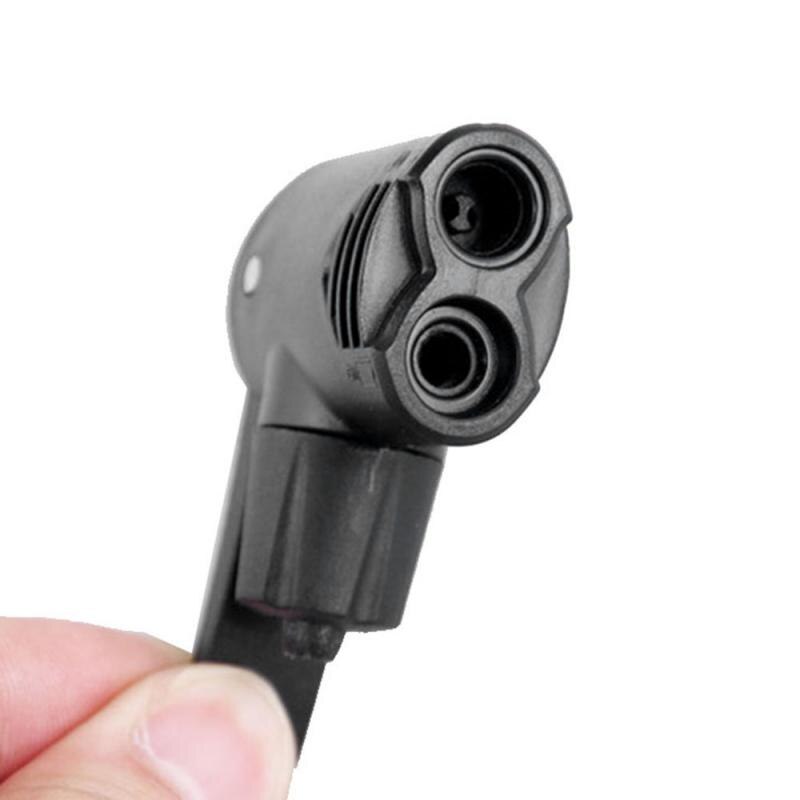 Bicycle Air Pump Inflator FV AV Valve Cycle Bike Track Pump Dual Head Adapter Valve Converter Nozzle Adapter For MTB Road Bike