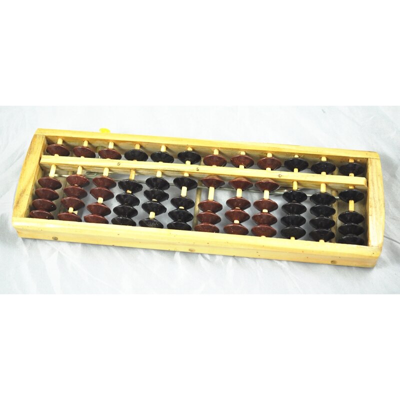 Bruin Zwart Bead School Berekening Japanse Soroban Hout Abacus