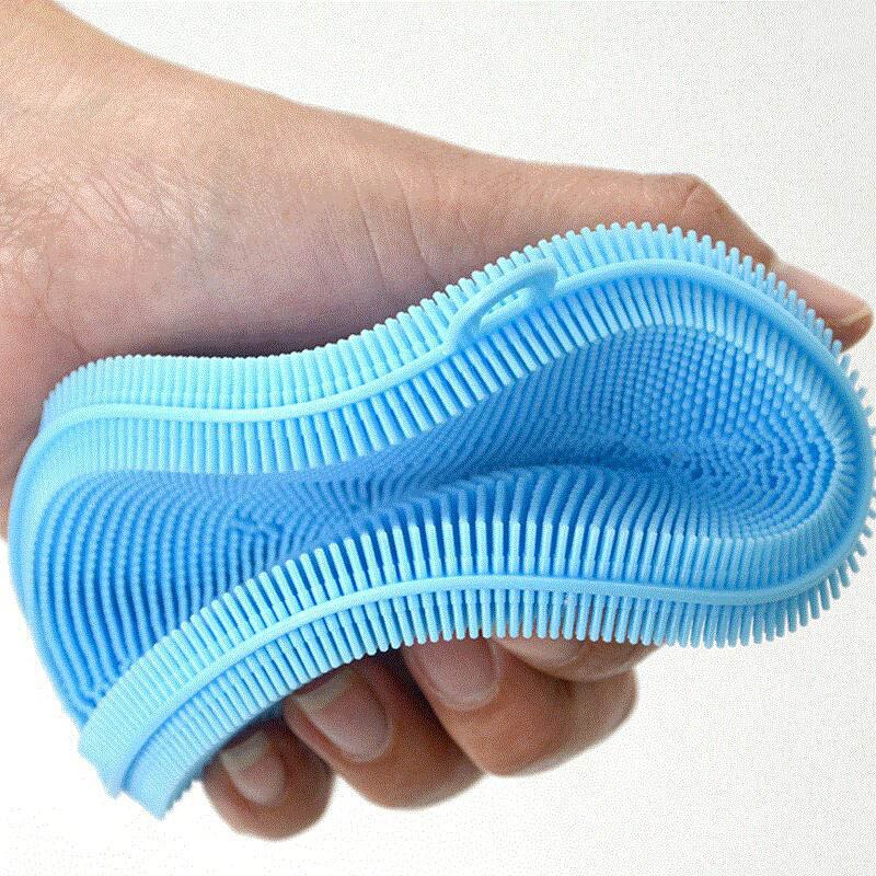 Silicone Wash Dish Brush Multipurpose Antibacterial Cleaning Kitchen Tool Scrubber UND