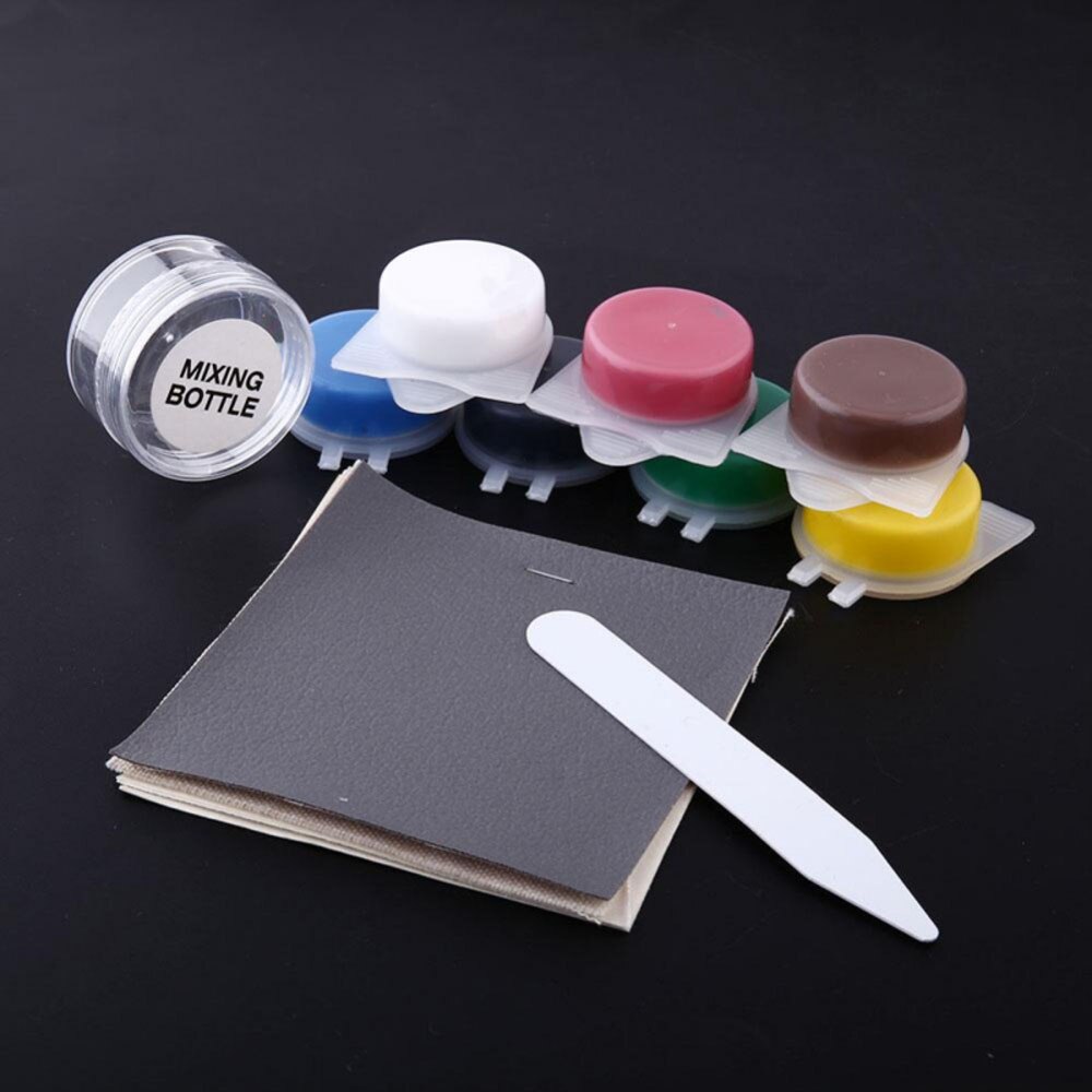 Auto autostoel bank leer reparatie jassen gaten krassen gereedschap vloeibare leer vinyl reparatieset auto bank gaten reparatie polijstgereedschap