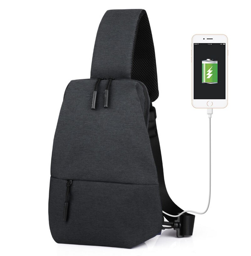 Corée Style unisexe sac à bandoulière poitrine Pack décontracté multifonction épaule pour hommes et femmes voyage messager