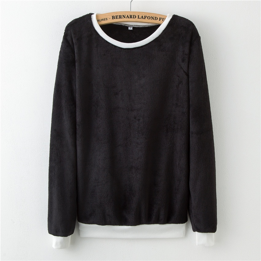 Hiver Harajuku femmes pull éléphant chien impression numérique hauts femme rouge à lèvres flanelle pulls femme dame pulls: XAM31P