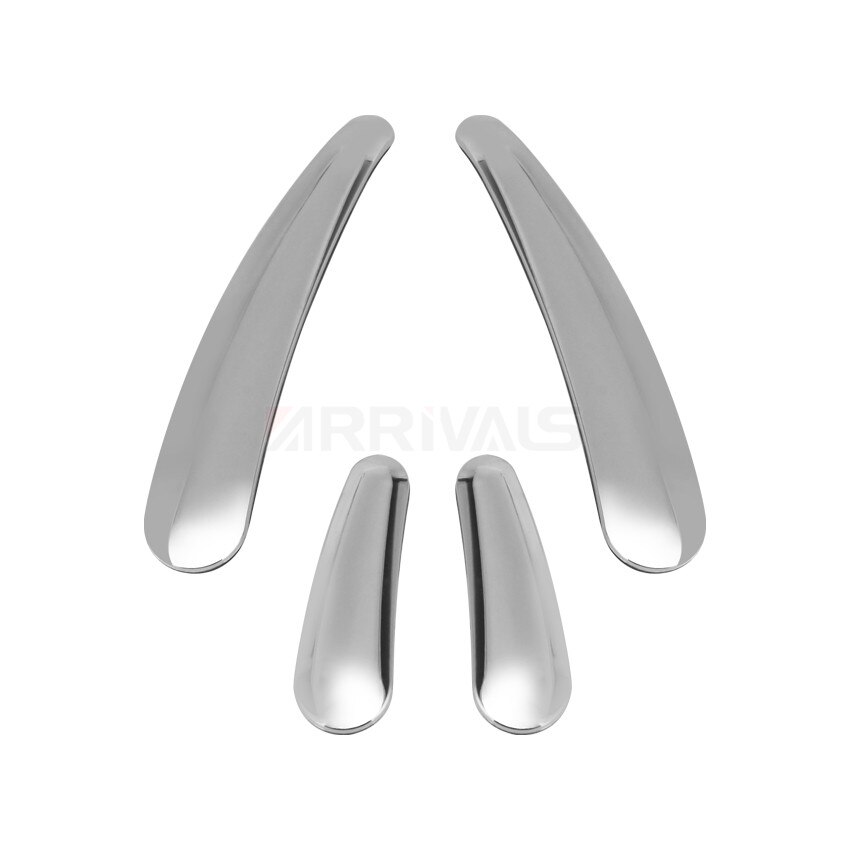 Chrome Motorcycle Cerved Swingarm Frame Insert Set For Harley Softail Models