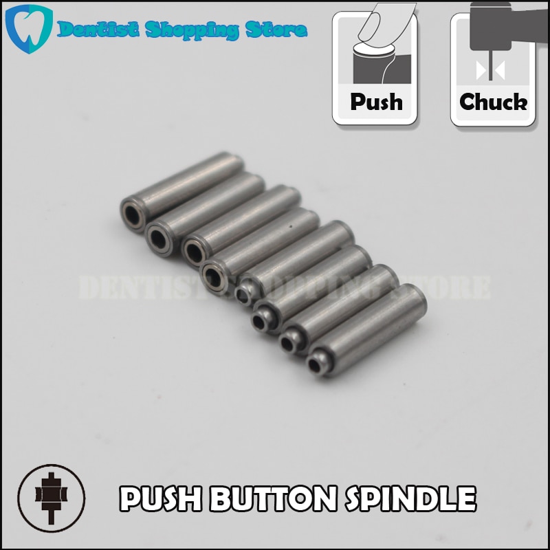 5pcs 12.7mm Push Button Spindle For Repair Dental Handpiece Spare Parts Cartridge Axis For Maintenance