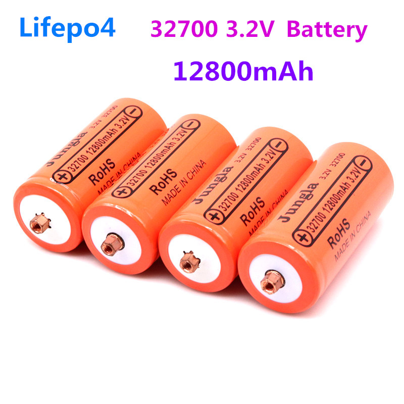 100% Original 32700 12800mAh 3.2V lifepo4 Rechargeable Battery Lithium Iron Phosphate Power Battery with screw