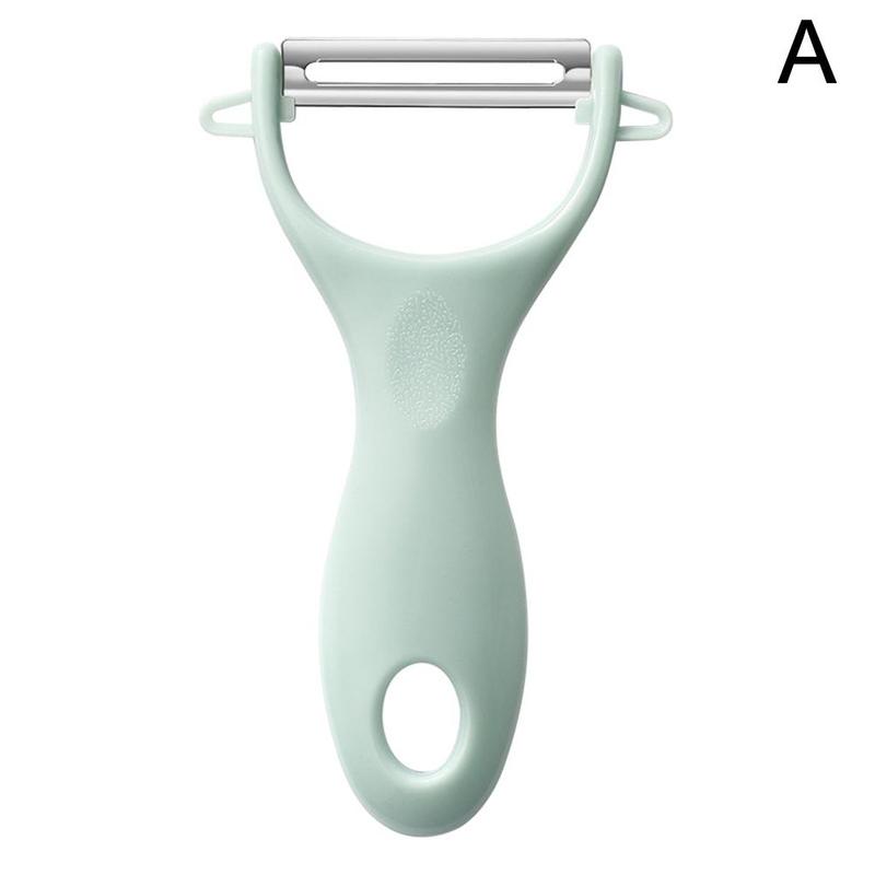 Steel Fruit Peeler Potato Apple Peeler Fruit Vegetable Knife Fruit Tool Kitchen Gadgets Home Supplies Accessories: One-size blue