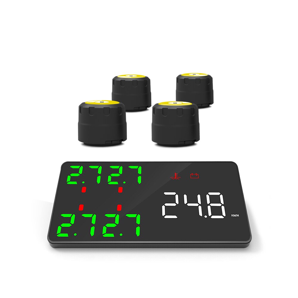 V612 HUD+TPMS 2In1 OBD2 Head Up Display Car Tire P... Grandado