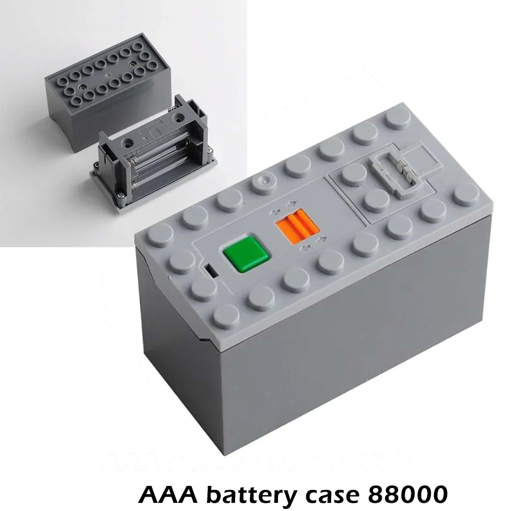MOC Technische Teile Energie Funktionen Servomotor Fernbedienung Batteriekasten SwitchLight einstellen IR Geschwindigkeit Fernbedienung Empfänger Spielzeug: Gold