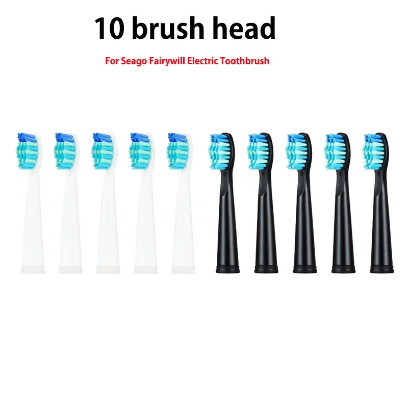 2/5/10 Stuks Elektrische Tandenborstel Vervanging Heads Compatibel Met SEAGO/Fairywill SG/FW 910/507/958/515/949/575/551: Oranje