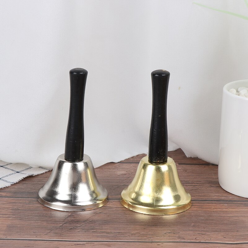 Campana de mano de Metal de Navidad, campanas de llamada de mano, Santa Claus, campanas de té, , celebración, sonajero, herramientas, suministros de decoración