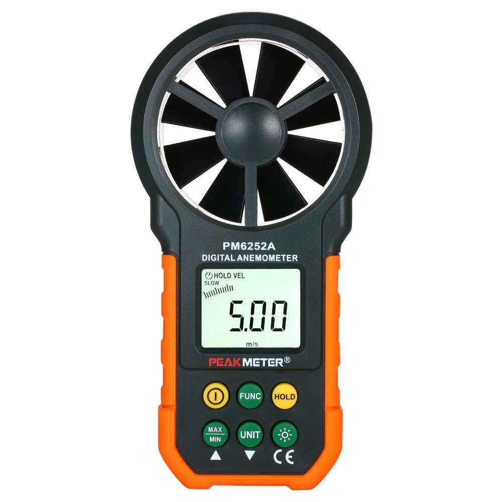 Peakmeter Handheld Anemometer Draagbare Wind Meter Cfm Meter Wind Meters Luchtstroom Thermometer Anemometer Wind Meter