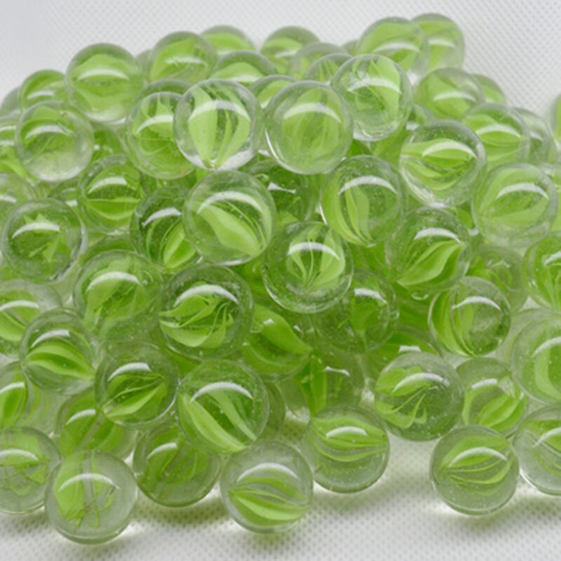 150 PCS of 16 mm glass bead game pinball machine cattle console small marbles pat music parent-child machine of beads