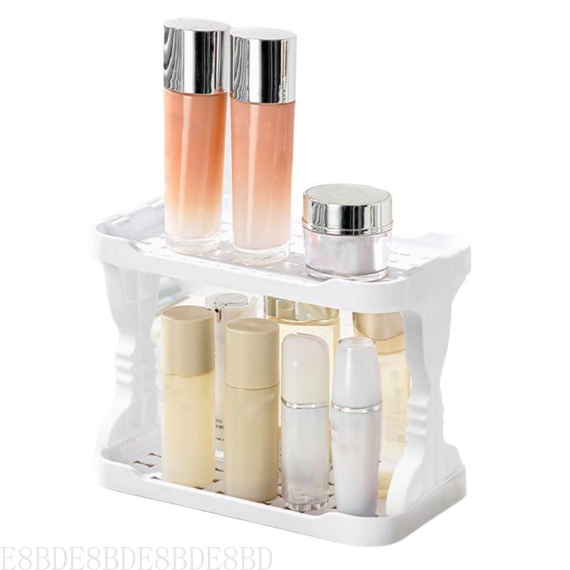 E8bd Standing Funcional Stand Span Space Gaving Rack doble capa para cocina y baño