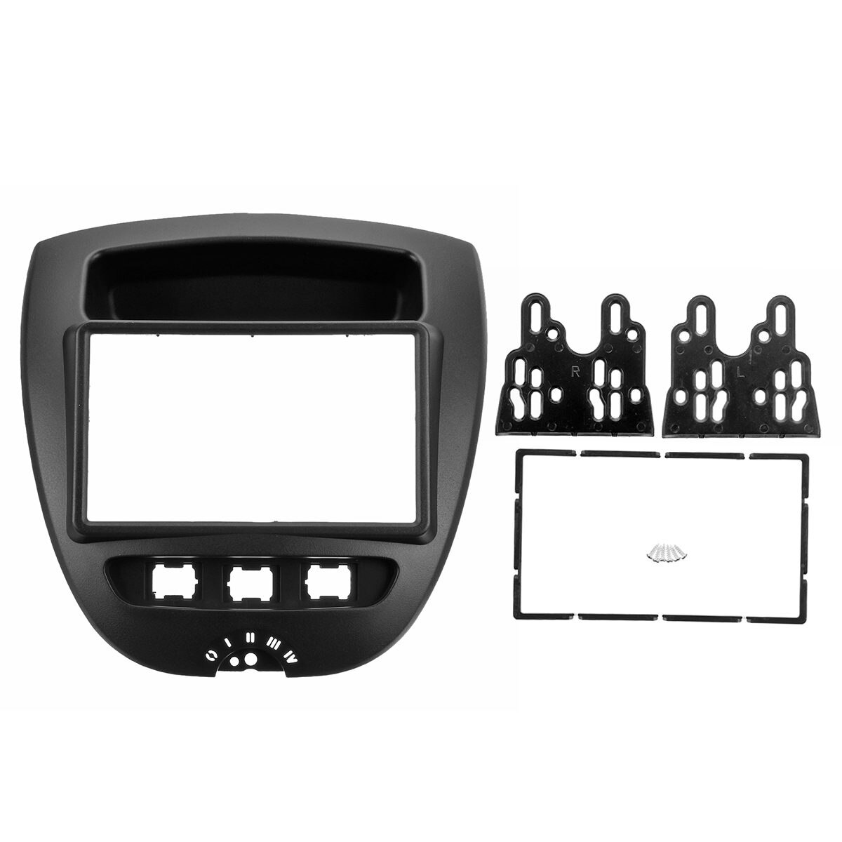 Auto Stereo Radio Dashboard Plaat Frame Cd Panel Dashboard Audio Frame Voor Toyota Aygo Voor Citroen C1 Voor Peugeot 107