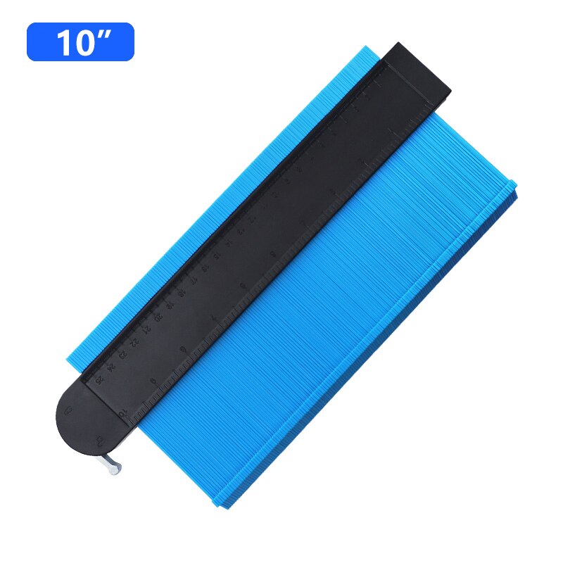 5 ''/10'' kontur Messgerät mit Metall sperren 130mm Erweitern Profil Messgerät Unregelmäßige bilden Duplizierer Fliesen Laminat fliesen Kennzeichnung Werkzeug: 10 Zoll Blau