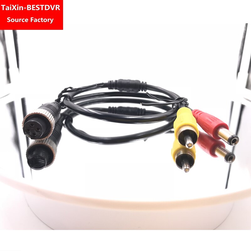 Lebanon video surveillance cable truck MDVR cmsv6 R&D plant Aviation female head-to-RCA male head+DC male head