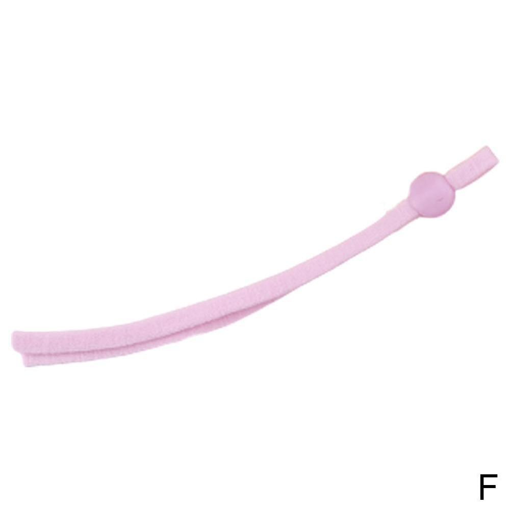 10/30/50 Pcs réglable masque couture élastique bande cordon lanière boucle faisant extensible casque antibruit fournitures de travaux manuels avec boucle d'oreille corde W0A3: F