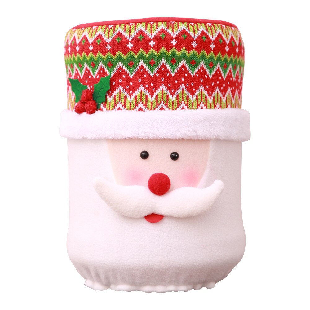 Dispensador de cubeta de agua con cubierta de polvo navideña, purificador de botellas, decoración navideña de Navidad, decoración para Feliz Año , , para decoración de hogar