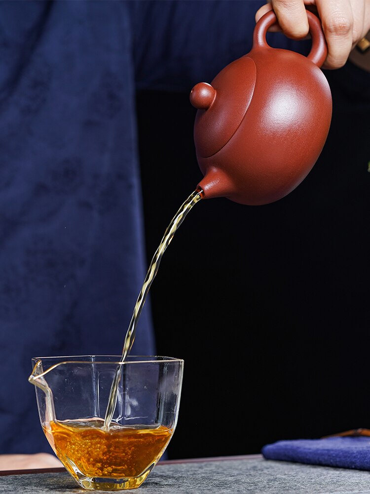 Théière Yixing en argile violette de style chinois, pot Xi Shi, rétro, four à bois de chauffage, changement de Dahongpao, service à thé, bouilloire domestique de 300ml