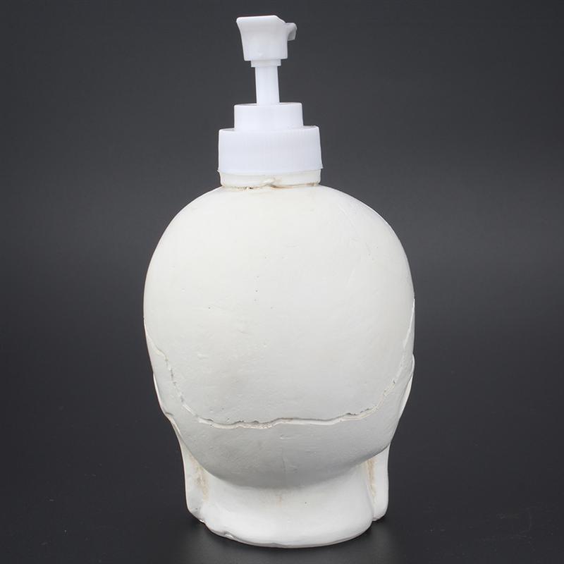 1PC Durable Practical Decorative Gothic Skull Dispenser Bottle for Shampoo Lotion Liquid Soap Shower Gel