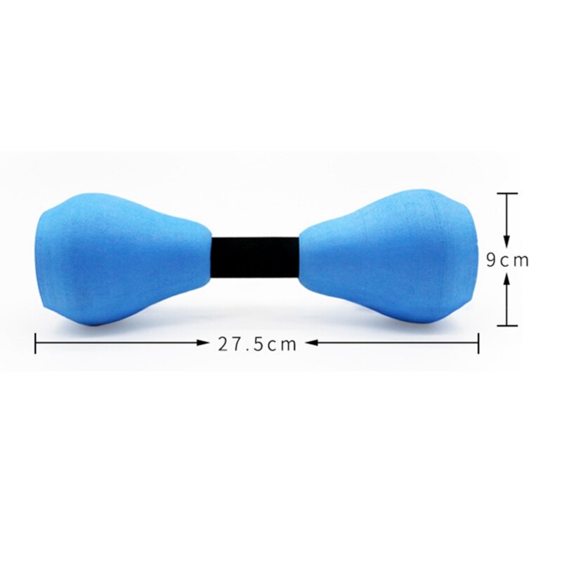 2pcs Water Foam Floating Dumbbell Swimming Pool Water Weight Aerobics Automatic Float Aquatic Barbell Swim Fitness Dumbbell LO