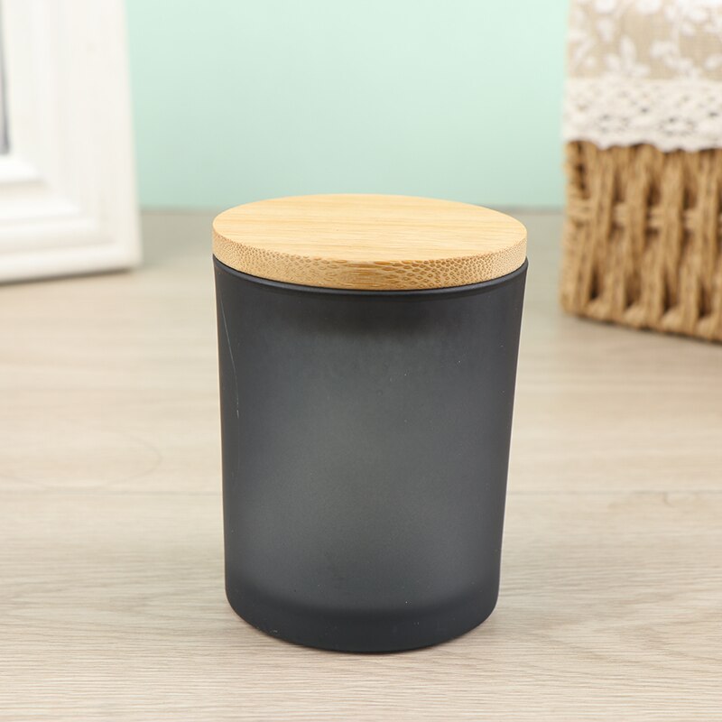 Taza de vela colorida DIY, contenedor de cera de bebida dorada, vela de vidrio, candelabro de aromaterapia, frascos de velas de feliz cumpleaños: Gray