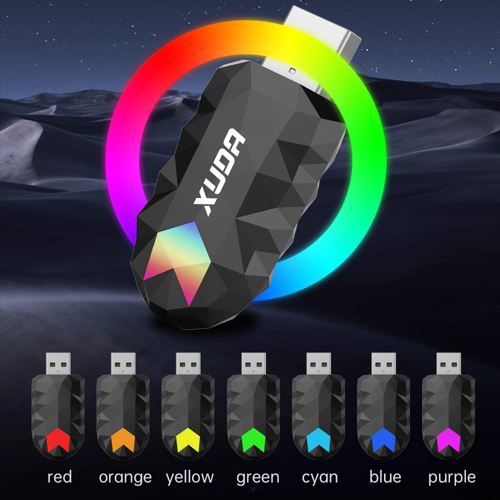 XUDA 2 em 1 sem fio CarPlay AI Mini Box Android Auto Box Plug & Play Conexão automática compatível com 99% de carros para rádio de carro