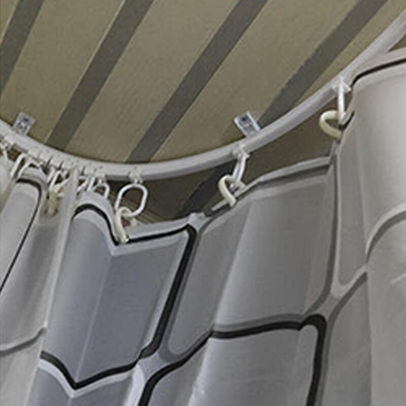 Flexible Ceiling Mounted Curtain Track Rail Straight Slide Windows Balcony Plastic Bendable Home Window Decoration Accessories