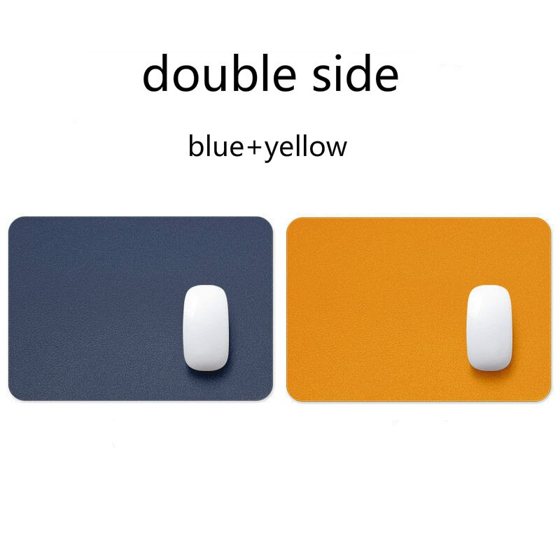 21X25Cm Muismat Mini Waterdichte Pu Lederen Deskpad Leuke Bureau Matten Laptop Muis Mat Toetsenbord Desktop Protector kantoorbenodigdheden: 21x25cm A