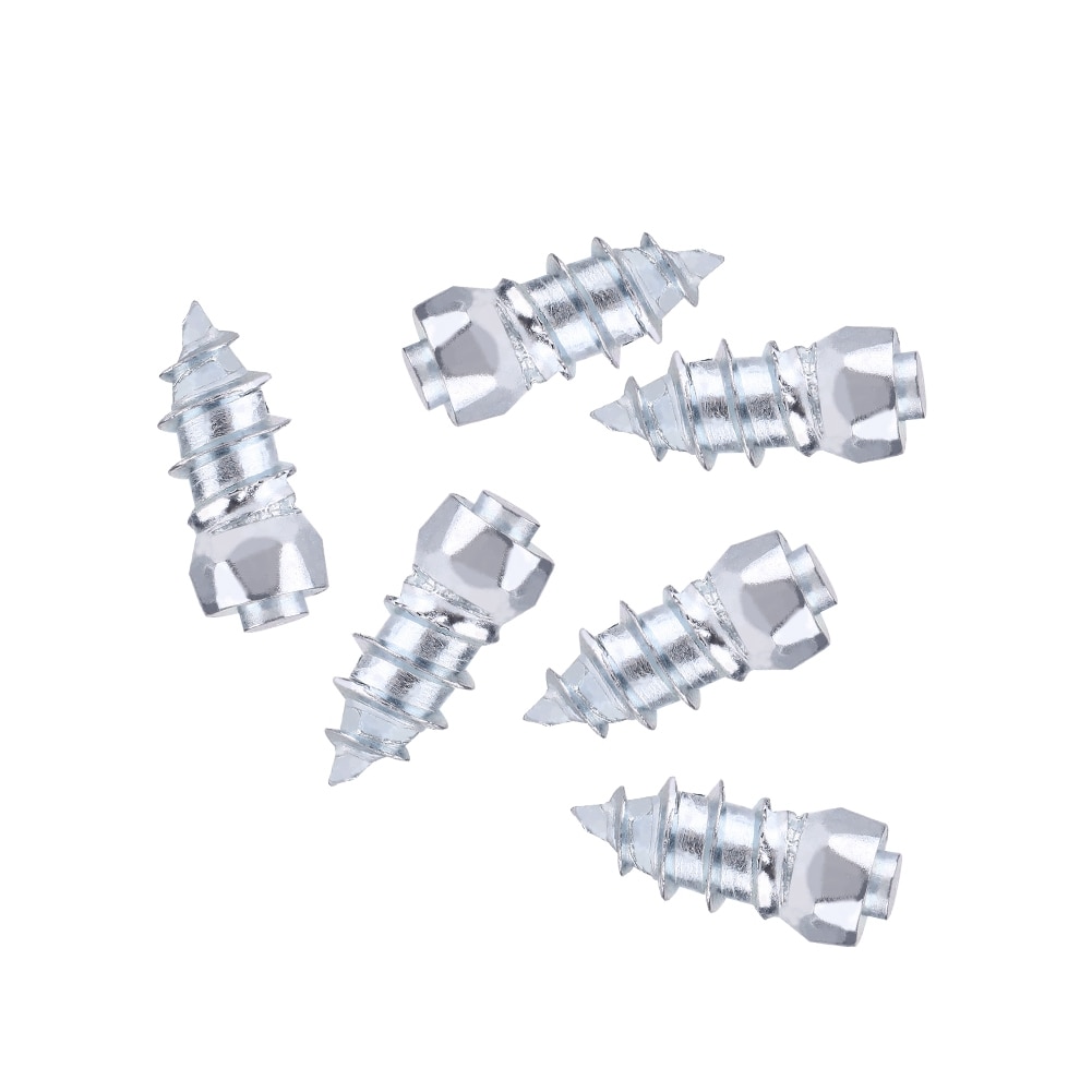 100 st 15mm hjul däck skruvar klackar halkskydd snödäck spikes bildäck ersättningsverktyg för bil auto suv atv däck