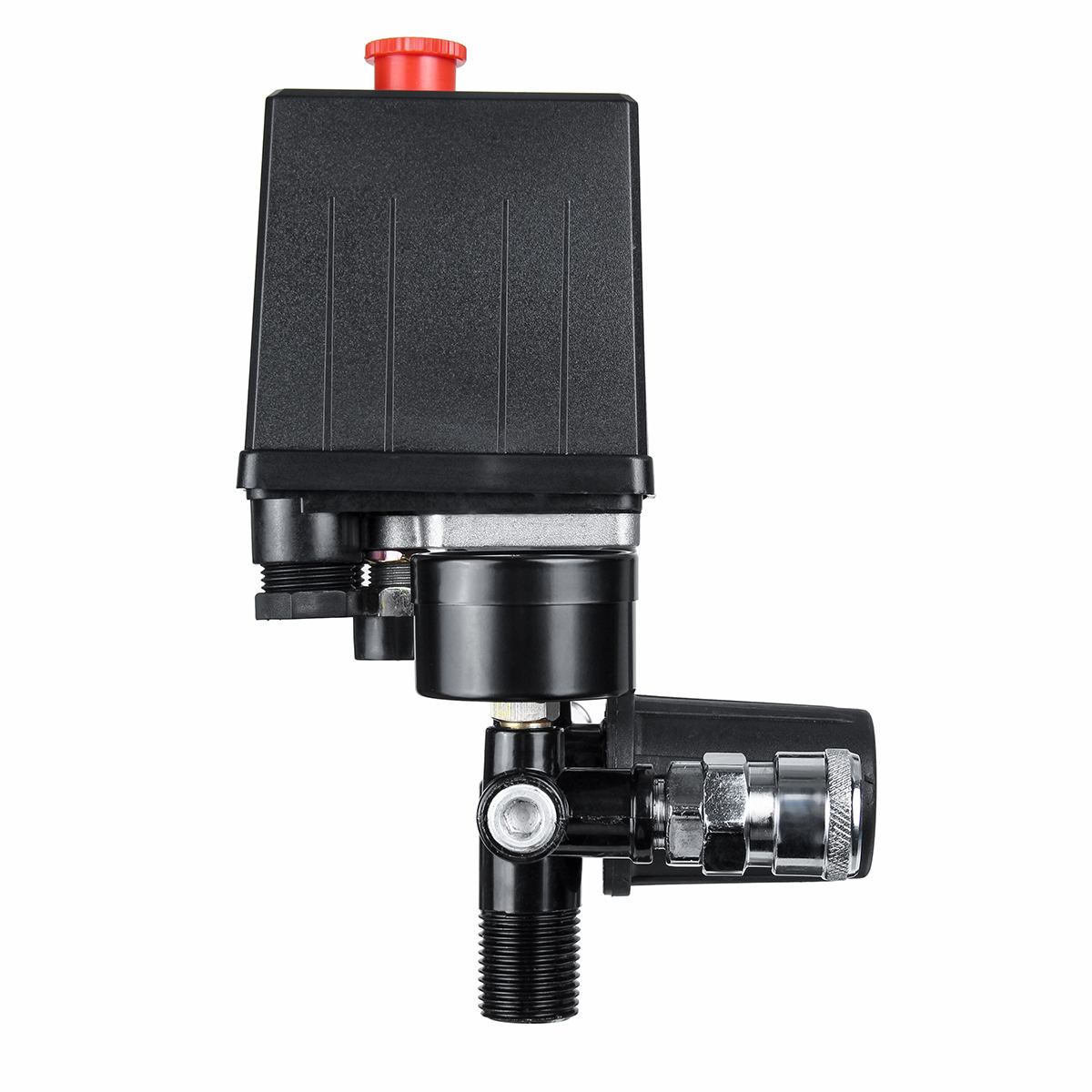 220V/380V Air Compressor Pump Pressure Switch Control Manifold Relief Regulator Control Valve Pressure Gauge 90-120 psi