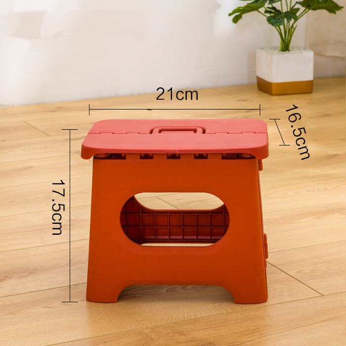Folding Stool Step stool Multi Purpose kids Home Train Outdoor Indoor Storage Foldable Child Stool kids Outdoor Indoor Stool: Red Small