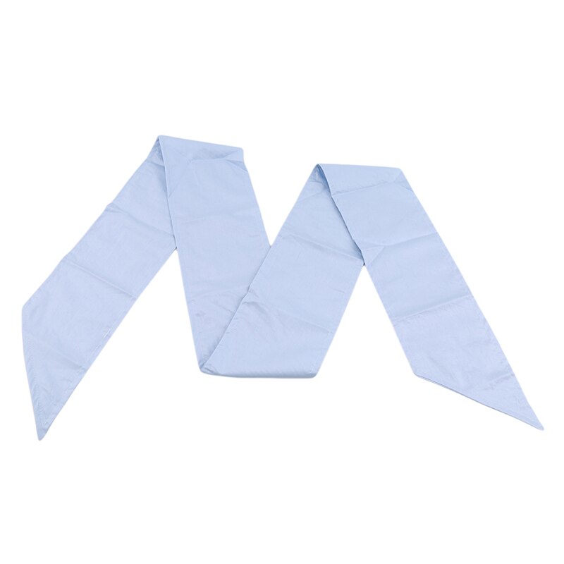Soft Cotton Newborn Baby Swaddle Wrap Bow Tie Decoration Belt Newborn Infant Photography Props Accessories: light blue