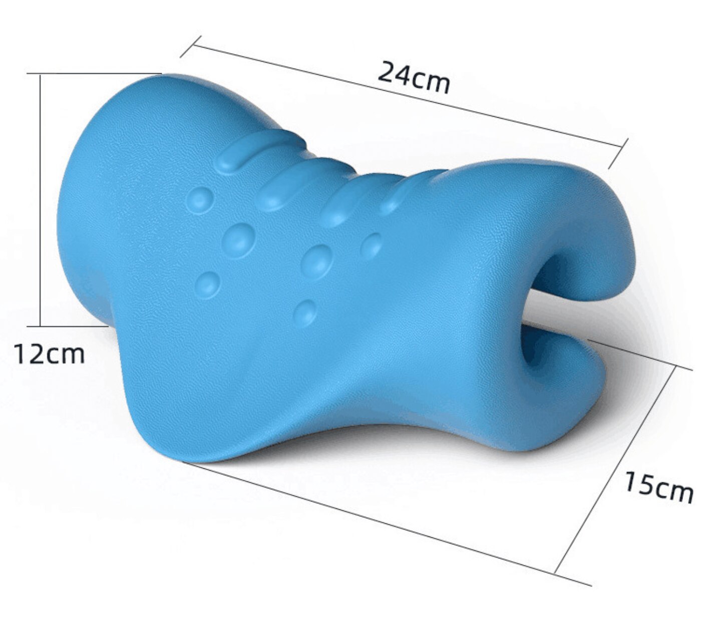 Neck and Shoulder Relaxer,Cervical Traction Device&amp;Neck Stretcher,Spine Alignment,Chiropractic Pillow,Traction Massager Pillow: 24x12x15cm
