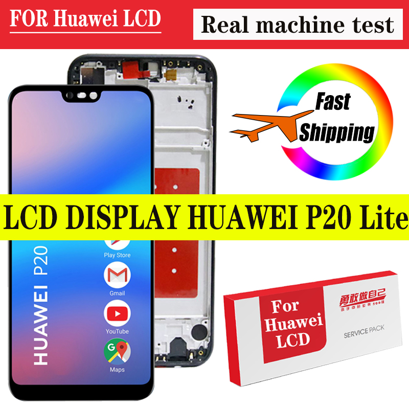 Lcd-display für huawei  p20 5.84 #39 3e, #39 -digitizer-einheit für huawei  p20 lite ane -lx1 ane -lx3